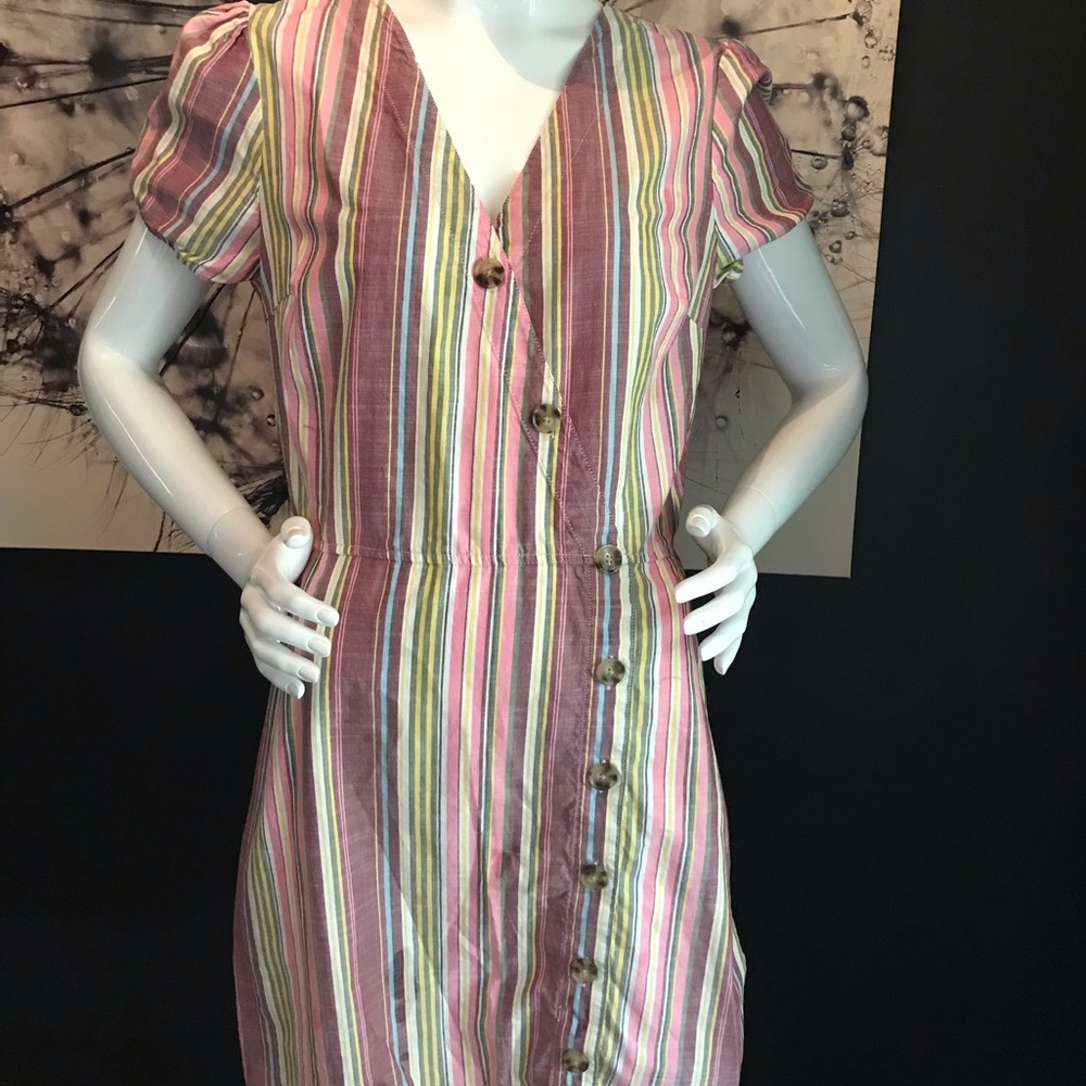 Express button up cotton dress